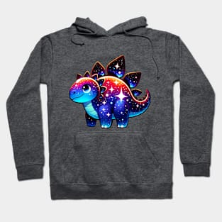 Cute Galaxy Stegosaurus Hoodie